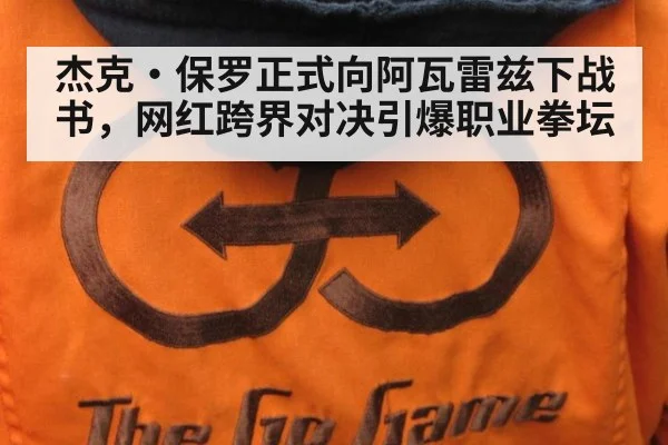 杰克·保罗正式向阿瓦雷兹下战书，网红跨界对决引爆职业拳坛